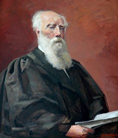 Rev. Dr Alexander Campbell. <br/>Portrait by Robert Hannaford.